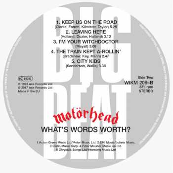 LP Motörhead: What's Words Worth?