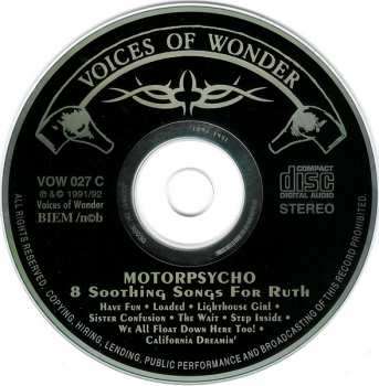 CD Motorpsycho: 8 Soothing Songs For Rut