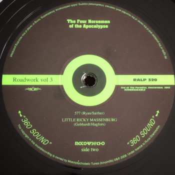 2LP Motorpsycho: Roadwork Vol.3: The Four Norsemen Of The Apocalypse Live At The Paradiso, Amsterdam, November  23, 2002