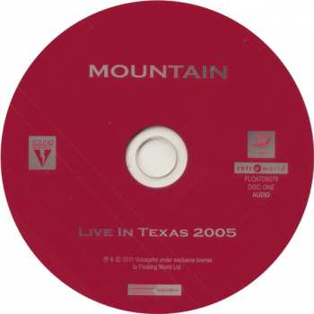 CD/DVD Mountain: Live In Texas 2005
