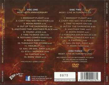 2CD/DVD Moxy: 40 Years And Still Riding High LTD | NUM