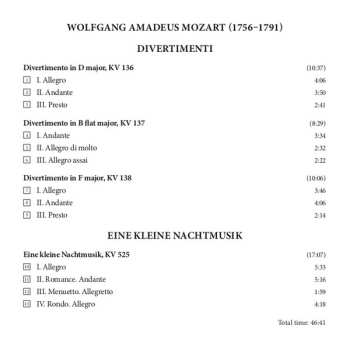 CD Wolfgang Amadeus Mozart: Divertimenti / Eine Kleine Nachtmusik