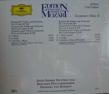 2CD/Dobozkészlet Berliner Philharmoniker: Violinkonzerte Nr. 2 Und 4 - «Sinfonica Concertante» K. 364 - Violinkonzerte Nr. 3 Und 5
