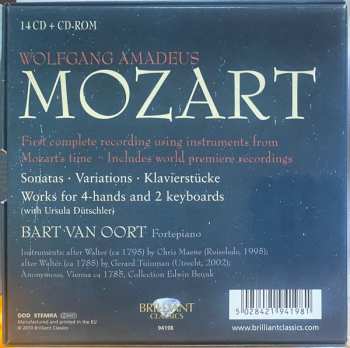 14CD/Dobozkészlet Wolfgang Amadeus Mozart: Complete Keyboard Works