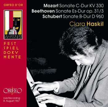 CD Ludwig van Beethoven: Mozart Sonate C-Dur KV 330 / Beethoven Sonate Es-Dur Op. 31/3 / Schubert Sonate B-Dur D 960