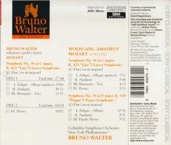 2CD Columbia Symphony Orchestra: Symphony No. 36 “Linz” (Rehearsal & Performance) ∙ Symphony No. 38 “Prague” 