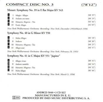 3CD Columbia Symphony Orchestra: Symphonies Nos. 25/28/29/35/36/38/40/41
