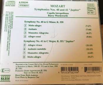 CD Wolfgang Amadeus Mozart: Symphonies Nos. 40 and 41 "Jupiter"