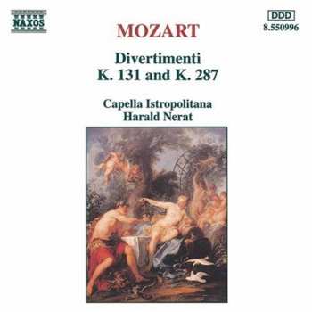 Album Wolfgang Amadeus Mozart: Divertimenti K. 131 and K.287