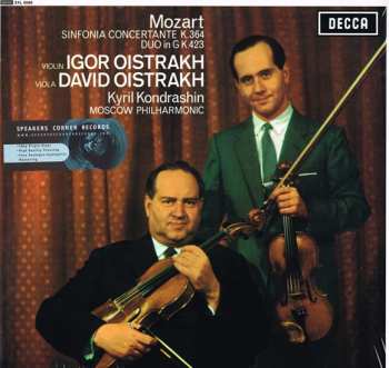 LP Wolfgang Amadeus Mozart: Sinfonia Concertante K.364 / Duo In G K.423