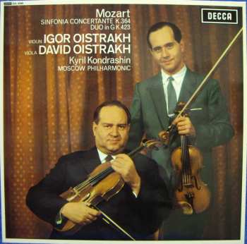 LP Wolfgang Amadeus Mozart: Sinfonia Concertante K.364 / Duo In G K.423