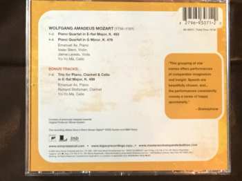CD Wolfgang Amadeus Mozart: The Piano Quartets