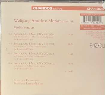 CD Wolfgang Amadeus Mozart: Violin Sonatas KV 301, KV 303, KV 305 & KV 454