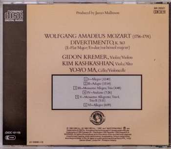 CD Wolfgang Amadeus Mozart: Divertimento, K.563 (E-Flat Major = Es-dur = Mi Bémol Majeur)