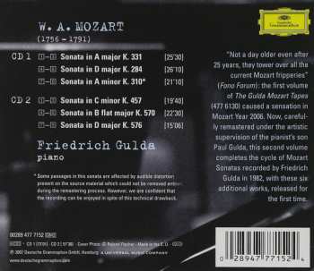 2CD Wolfgang Amadeus Mozart: The Gulda Mozart Tapes II: 6 Sonatas