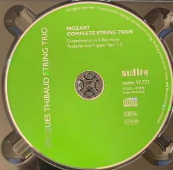 CD Wolfgang Amadeus Mozart: Complete String Trios