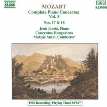 CD Wolfgang Amadeus Mozart: Complete Piano Concertos Vol. 5 - Nos. 17 And 18