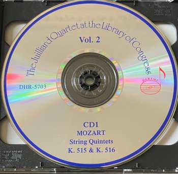2CD Wolfgang Amadeus Mozart: 5 String Quintets. Live At The Library Of Congress Vol.2