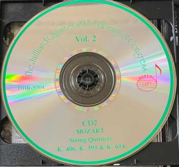 2CD Wolfgang Amadeus Mozart: 5 String Quintets. Live At The Library Of Congress Vol.2