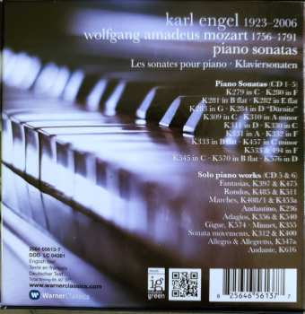 6CD/Dobozkészlet Wolfgang Amadeus Mozart: Piano Sonatas