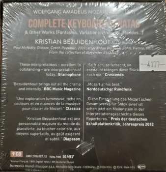 9CD/Dobozkészlet Wolfgang Amadeus Mozart: Complete Keyboard Sonatas