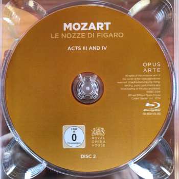 5Blu-ray Wolfgang Amadeus Mozart: Le Nozze Di Figaro / Don Giovanni / Die Zauberflöte