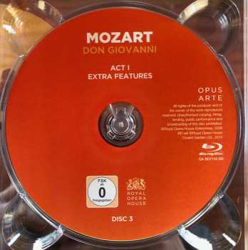 5Blu-ray Wolfgang Amadeus Mozart: Le Nozze Di Figaro / Don Giovanni / Die Zauberflöte