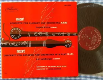 Concerto For Clarinet And Orchestra, K.622 / Concerto For Bassoon And Orchestra In B Flat, K.191