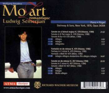 CD Wolfgang Amadeus Mozart: Romantique - Sonata K 570, K 457 & Fantasia K 475 - Volume 5