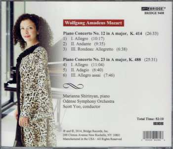 CD Wolfgang Amadeus Mozart: Piano Concertos (No. 12, K. 414 • No. 23, K. 488)