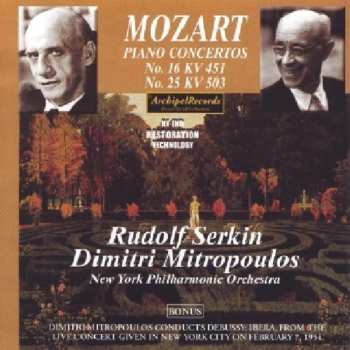 Album Mozart / Mitropolous: Klavierkonzerte 16 & 25