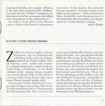 2CD Wolfgang Amadeus Mozart: Famous Serenades Nos. 4, 5, & 7 "Haffner" / Two Marches