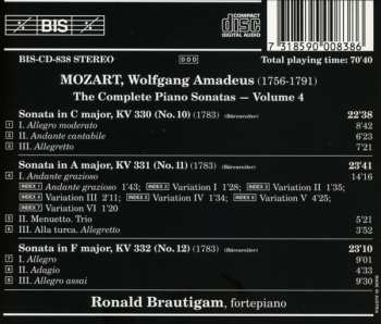 CD Wolfgang Amadeus Mozart: The Complete Piano Sonatas 4