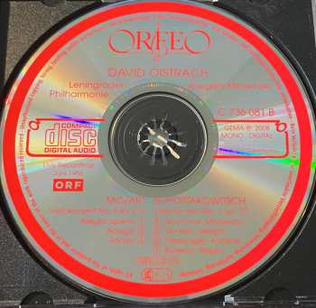 CD Wolfgang Amadeus Mozart: Violinkonzert No. 5 A-Dur KV 219 / Violinkonzert No. 1 A-Moll