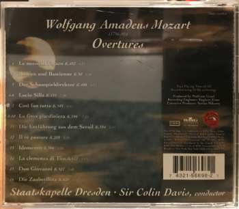 CD Wolfgang Amadeus Mozart: Overtures