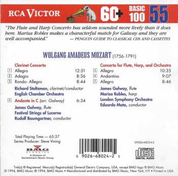 CD The London Symphony Orchestra: Clarinet Concerto · Flute And Harp Concerto