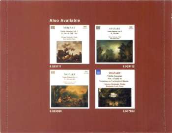 CD Wolfgang Amadeus Mozart: Violin Sonatas • 6