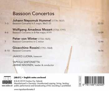 CD Wolfgang Amadeus Mozart: Bassoon Concertos