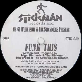 Album The Stickmen: Funk This