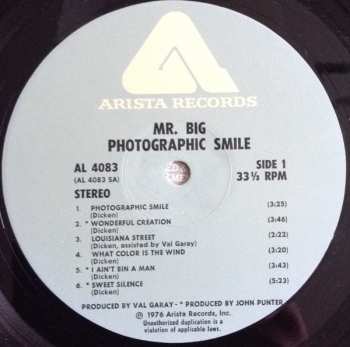LP Mr. Big: Photographic Smile