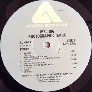 LP Mr. Big: Photographic Smile