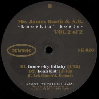 4CD Mr. James Barth & A.D.: Knockin' Boots (Vol 2 Of 2)