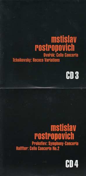 9CD/Dobozkészlet Mstislav Rostropovich: Plays Cello Works