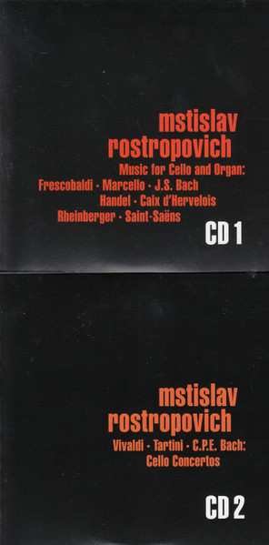 9CD/Dobozkészlet Mstislav Rostropovich: Plays Cello Works