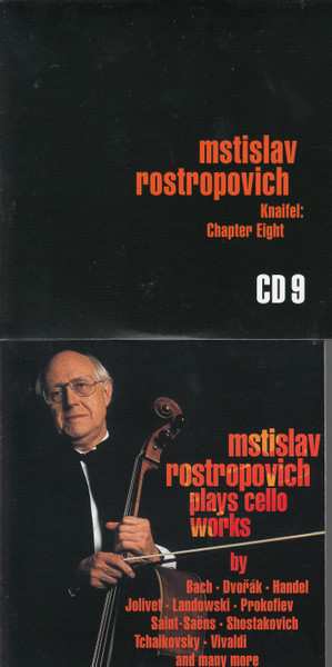 9CD/Dobozkészlet Mstislav Rostropovich: Plays Cello Works