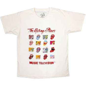 Merch MTV: Póló Rolling Stones Logo Mtv Mashup