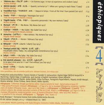 CD Mulatu Astatke: Éthiopiques 4: Ethio Jazz & Musique Instrumentale 1969-1974