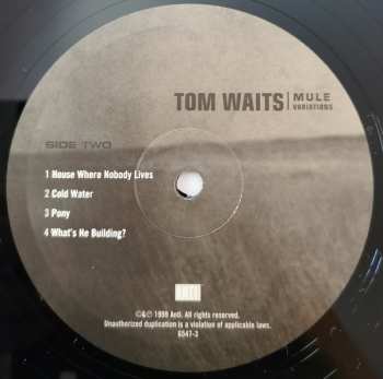 2LP Tom Waits: Mule Variations