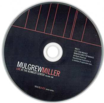 CD Mulgrew Miller: Live At The Kennedy Center Volume One