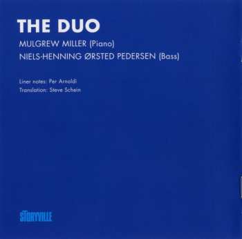 CD Niels-Henning Ørsted Pedersen: The Duo (Duke Ellington 100)